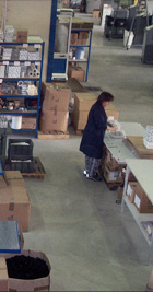 Specialised operator works in the assembly department