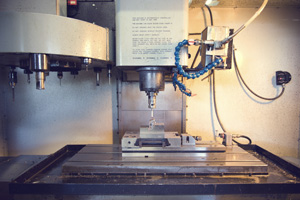 Renishaw: machine tool probe used on CNC Hass VF2